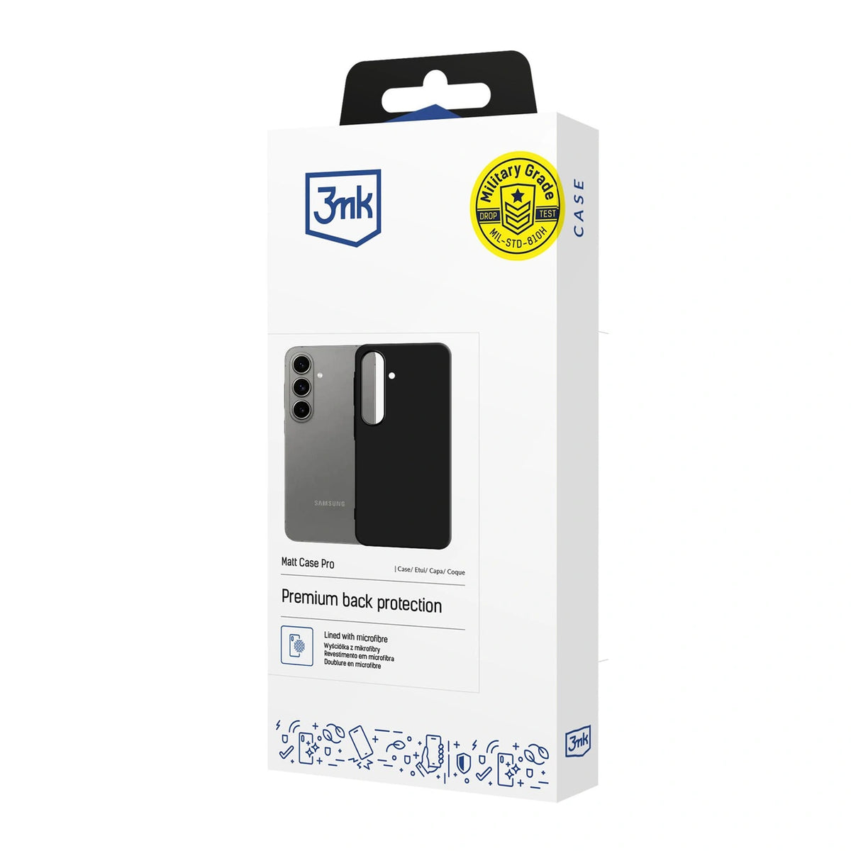 Etui 3mk Matt Case Pro na Samsung Galaxy A57 - czarne matowe – zdjęcie 15