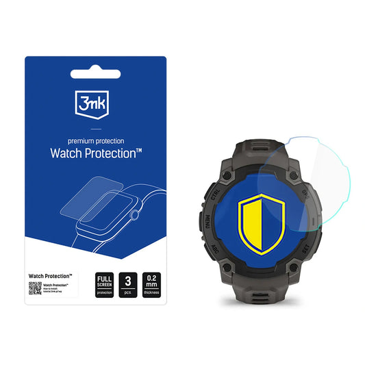 Szkło hybrydowe 3mk Watch Protection na Garmin Instinct E 45 mm