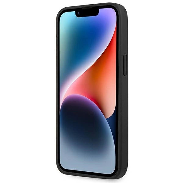 Etui BMW Leather Stamp na iPhone 14 Pro - czarne – zdjęcie 5