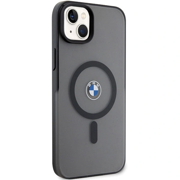 Etui BMW Signature MagSafe na iPhone 14 Plus/ 15 Plus - czarne – zdjęcie 4
