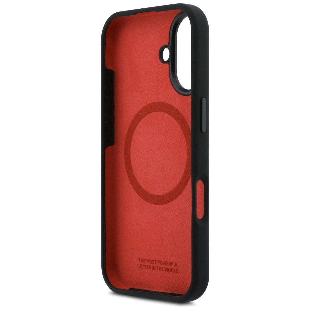 Etui BMW M Silicon Horizontal Line MagSafe na iPhone 17 - czarne – zdjęcie 7