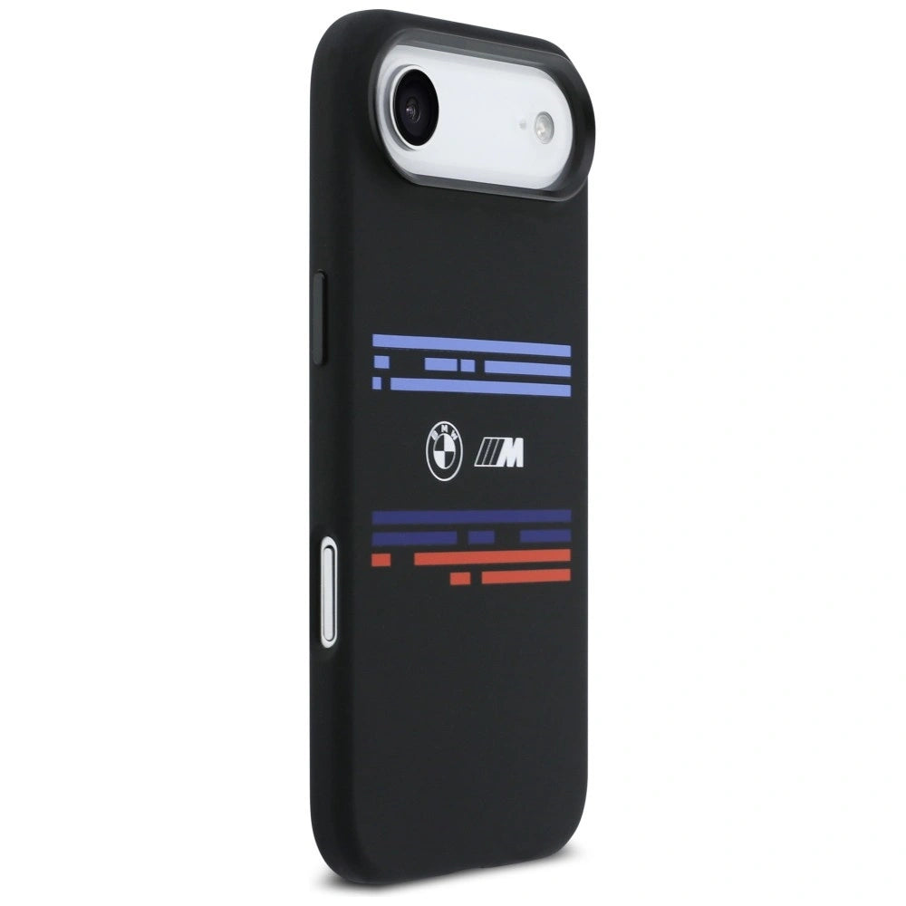 Etui BMW M Silicon Horizontal Line MagSafe na iPhone Air - czarne – zdjęcie 4