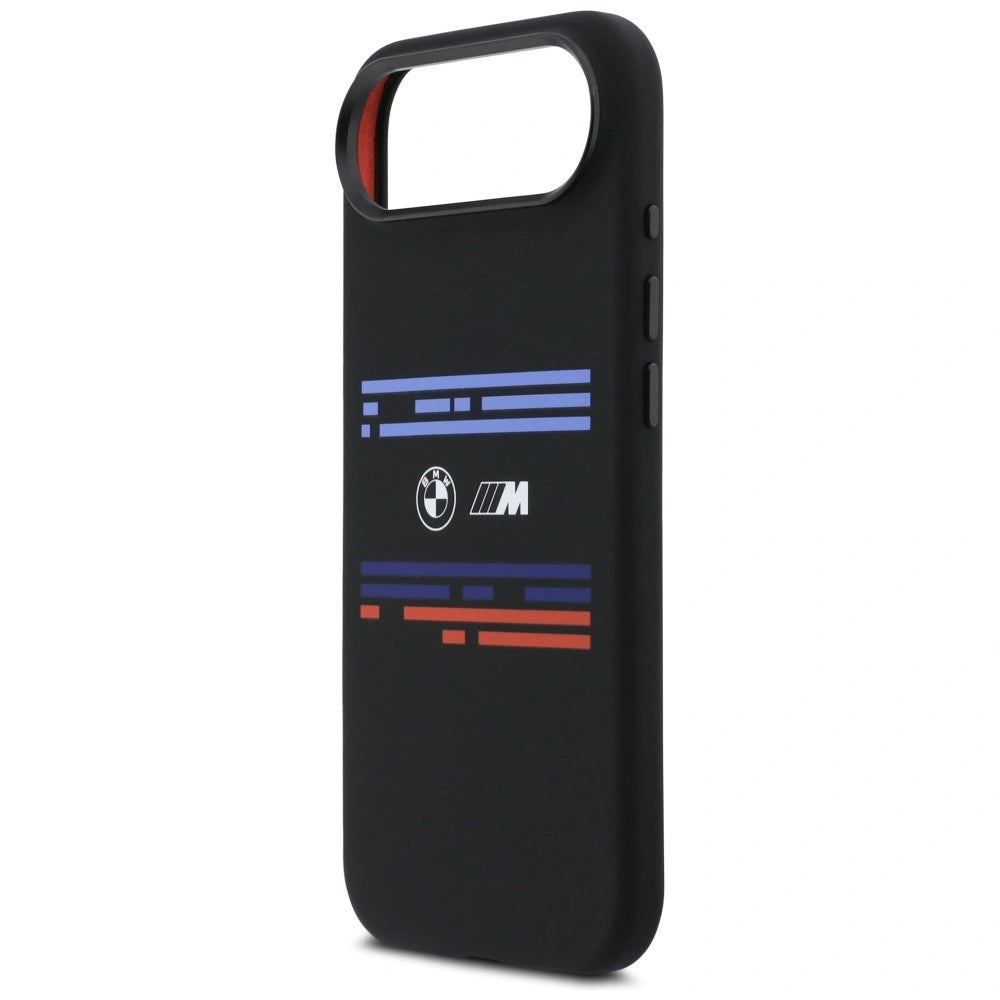 Etui BMW M Silicon Horizontal Line MagSafe na iPhone Air - czarne – zdjęcie 6