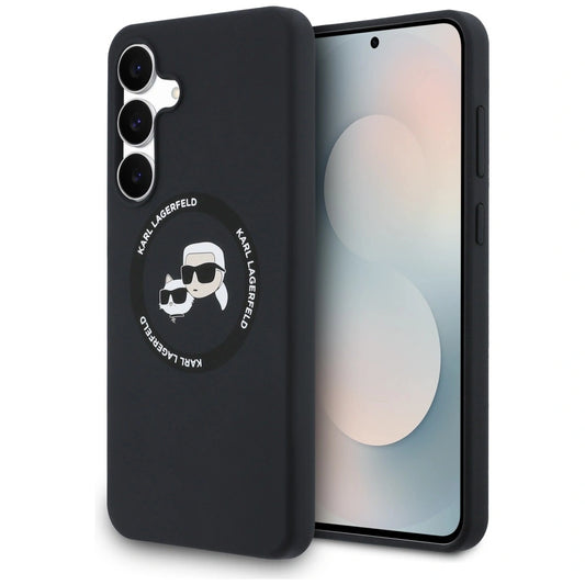 Etui Karl Lagerfeld Silicone Karl & na Samsung Galaxy S25 FE - czarne