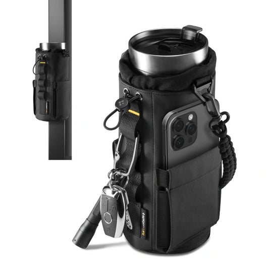 Torba Spigen Tumbler Holder Bag na butelkę wodę telefon klucze - czarna