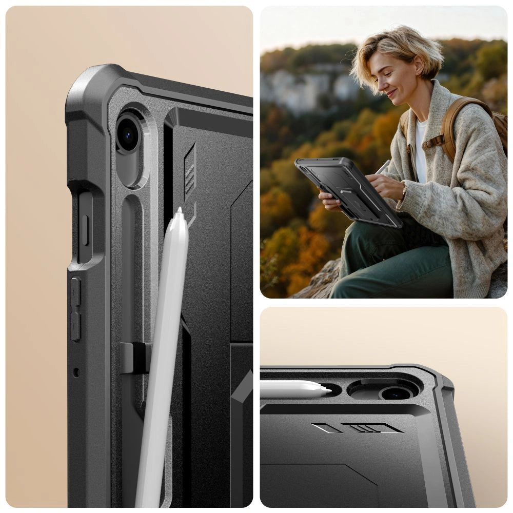 Etui Tech-Protect Kevlar Pro na Samsung Galaxy Tab S9 - czarne – zdjęcie 2