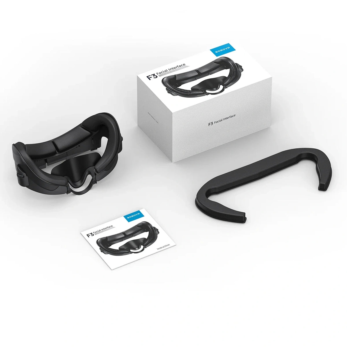 Interfejs twarzowy BoboVR F3 do Meta Quest 3 - czarny – zdjęcie 2