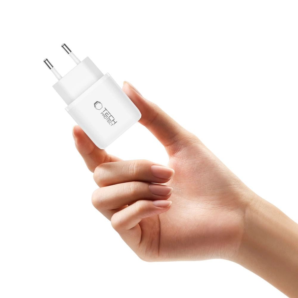 Ładowarka sieciowa Tech-Protect NCA45W-GAN 2-Port 45W - biała – zdjęcie 6