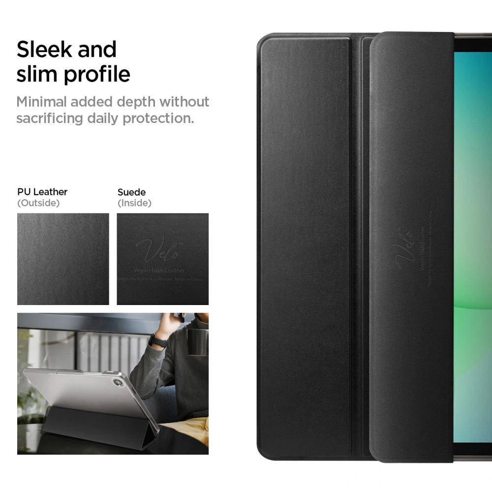 Etui Spigen Smart Fold na Samsung Galaxy Tab A9+ / A11+ - czarne – zdjęcie 12