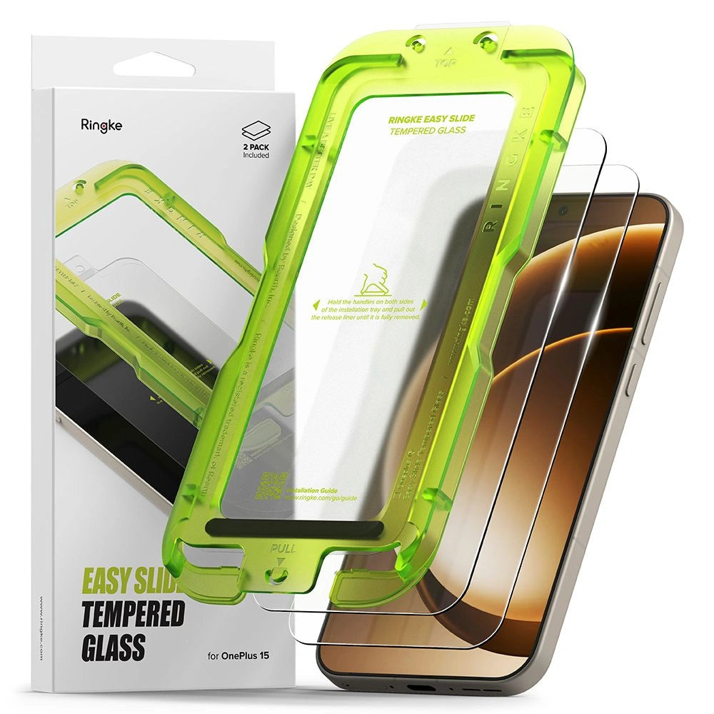 Szkło hartowane Ringke Easy Slide 2-Pack na OnePlus 15
