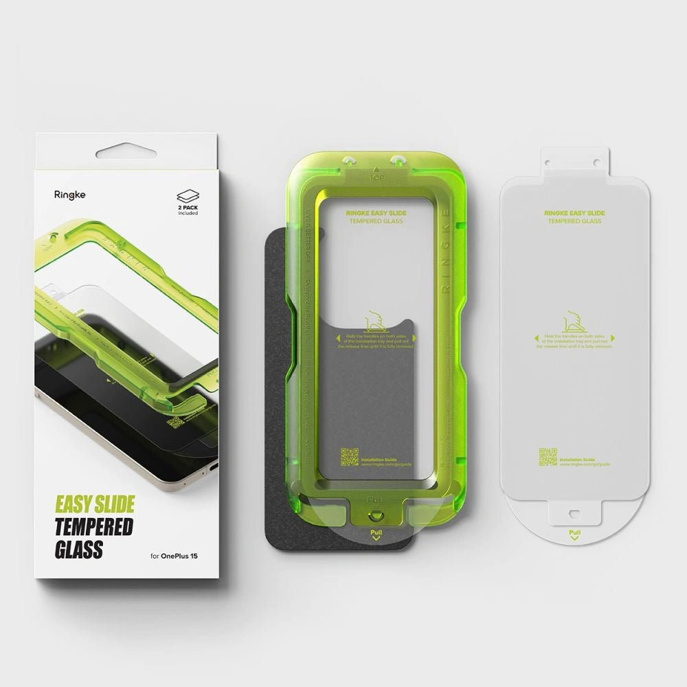 Szkło hartowane Ringke Easy Slide 2-Pack na OnePlus 15 – zdjęcie 8
