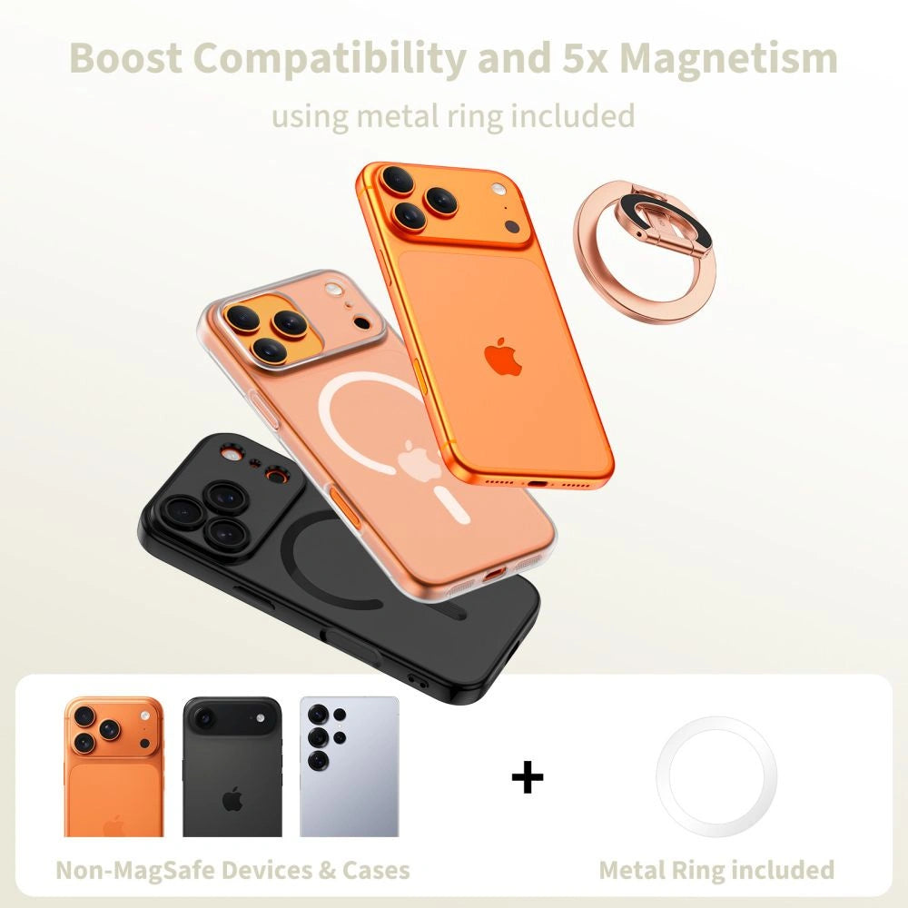 Pierścień magnetyczny Tech-Protect MMR400 Lamano na telefon - rózowo-złoty – zdjęcie 4