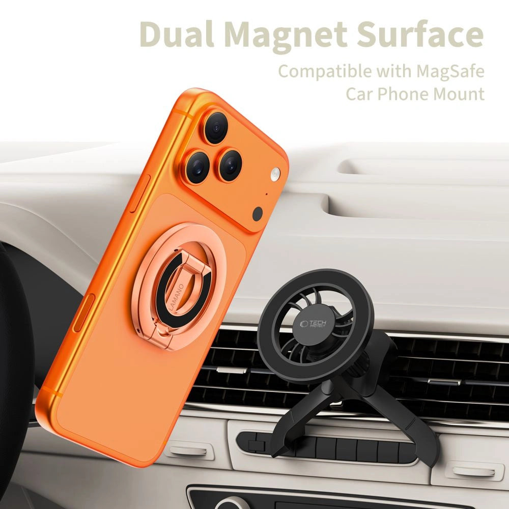 Pierścień magnetyczny Tech-Protect MMR400 Lamano na telefon - rózowo-złoty – zdjęcie 5