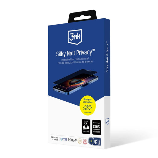 Folia prywatyzująca 3mk Silky Matt Privacy na Xiaomi Redmi Note 15 Pro 4G