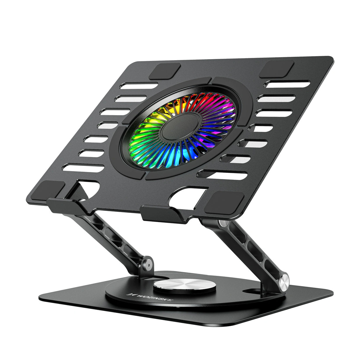 Podstawka Wozinsky WDCX-X16-AS CoolBase RGB chłodząca z obrotem - czarna