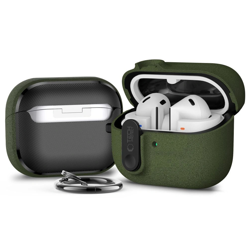 Etui Tech-Protect Slim na Samsung Galaxy Buds 3 / 3 FE / 3 Pro - zielone – zdjęcie 2