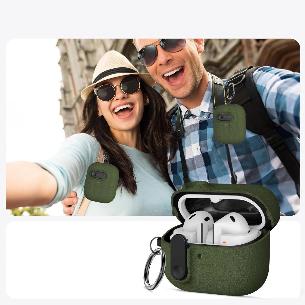 Etui Tech-Protect Slim na Samsung Galaxy Buds 3 / 3 FE / 3 Pro - zielone – zdjęcie 5