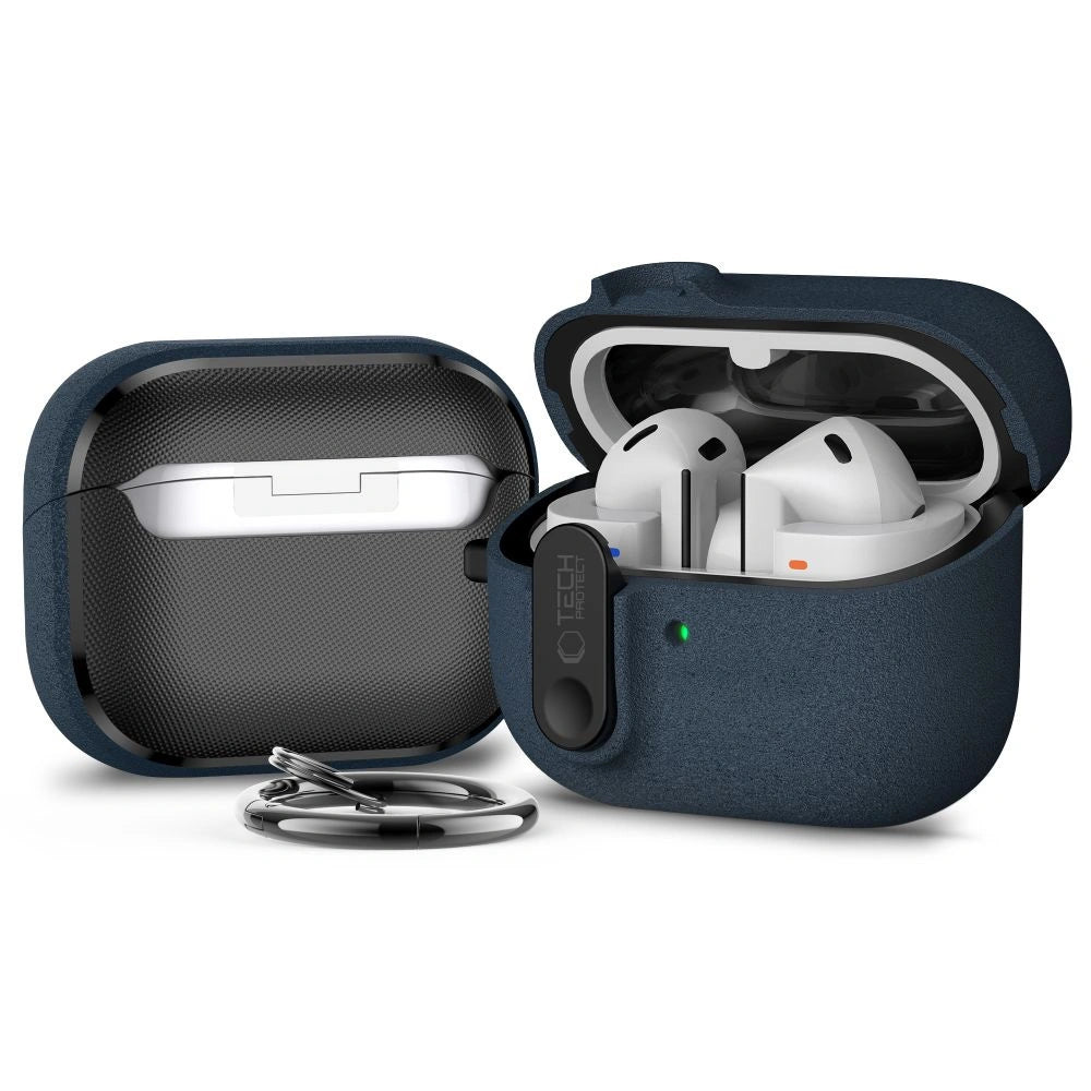 Etui Tech-Protect Slim na Samsung Galaxy Buds 3 / 3 FE / 3 Pro - granatowe
