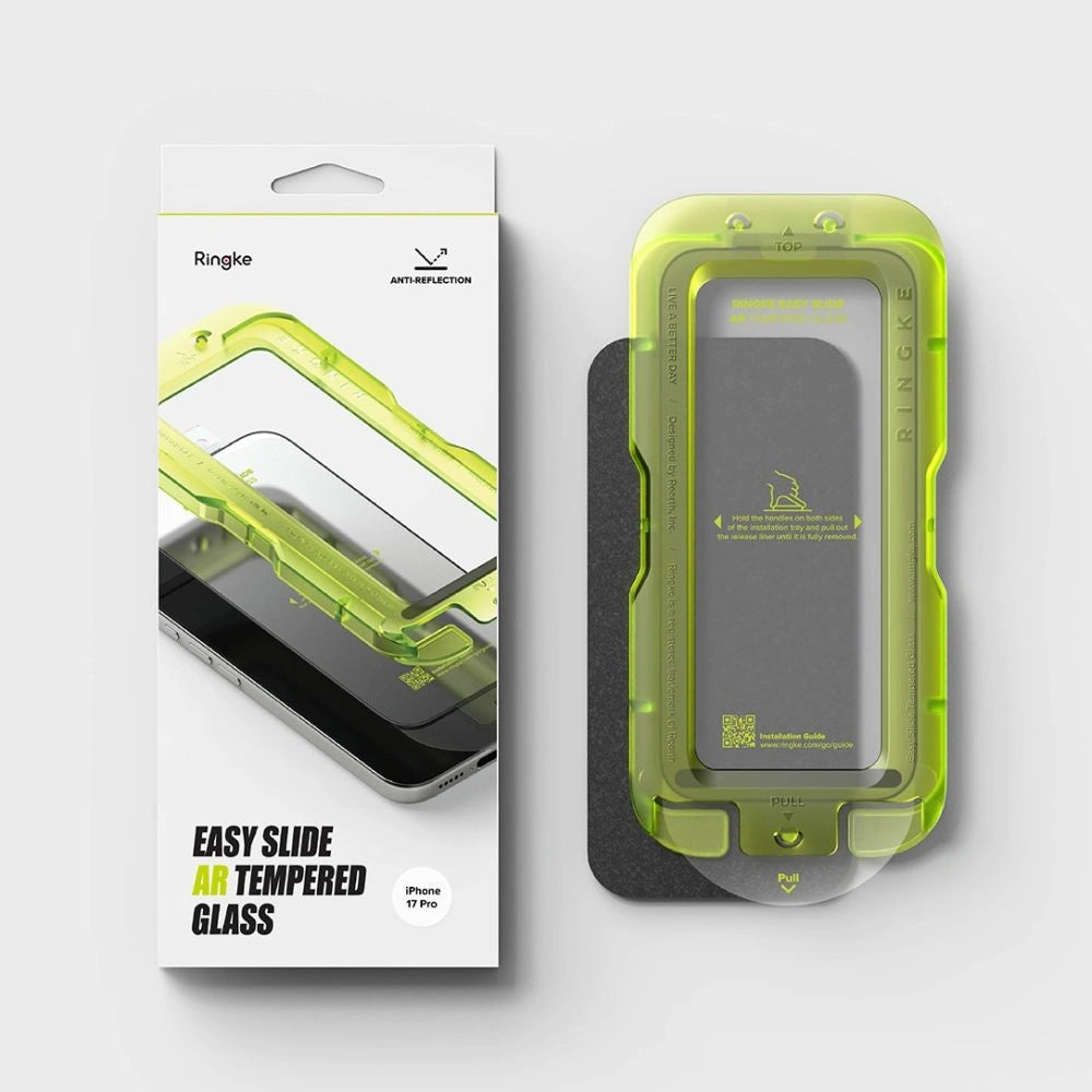 Szkło hartowane Ringke Easy Slide Anti Reflective na iPhone 17 Pro – zdjęcie 7