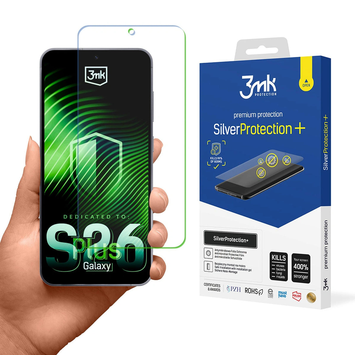 Folia ochronna 3mk SilverProtection+ na Samsung Galaxy S26+