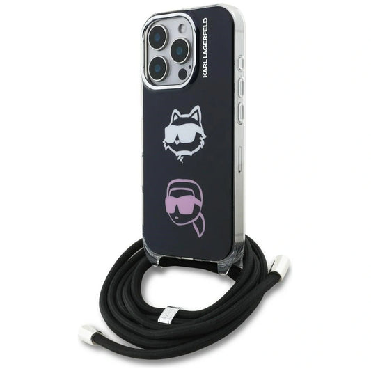 Etui Karl Lagerfeld IML Crossbody na iPhone 16 Pro Max - czarne