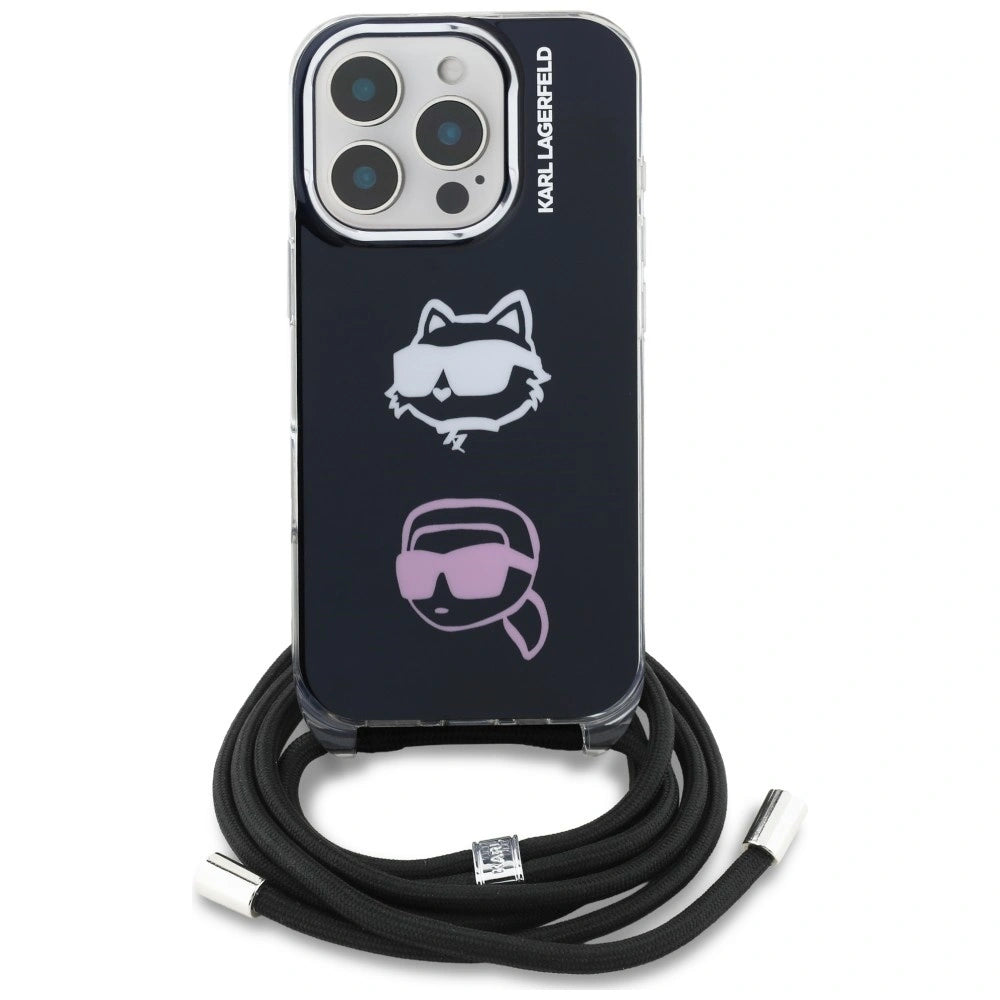 Etui Karl Lagerfeld IML Crossbody na iPhone 16 Pro Max - czarne – zdjęcie 2