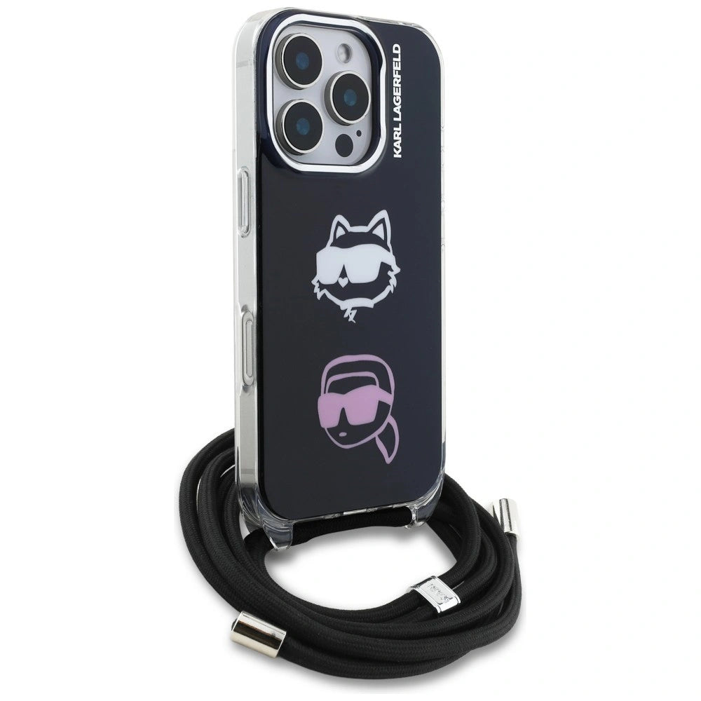 Etui Karl Lagerfeld IML Crossbody na iPhone 16 Pro Max - czarne – zdjęcie 3