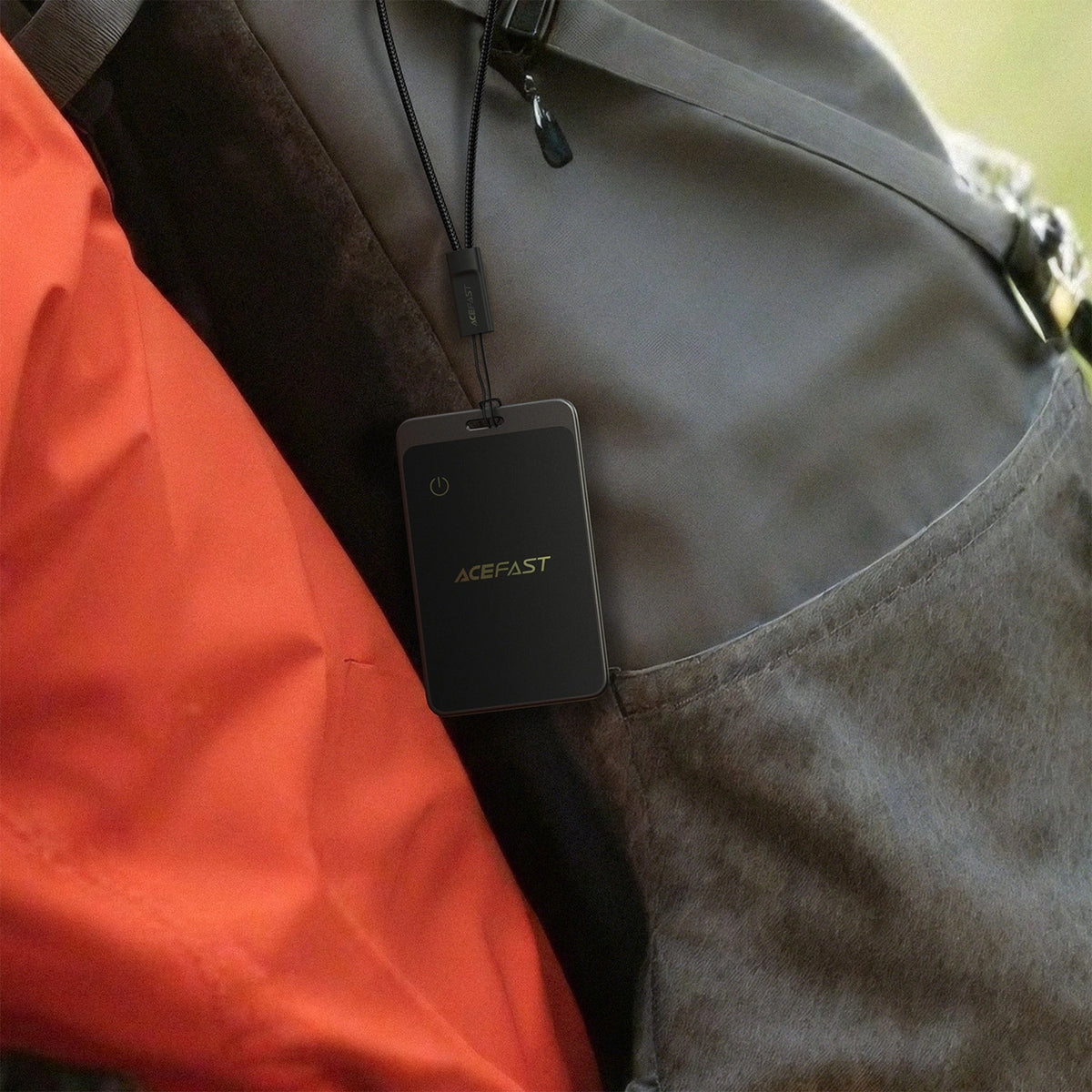 Lokalizator Bluetooth Acefast S3 w formie karty kompatybilny z - szary – zdjęcie 7