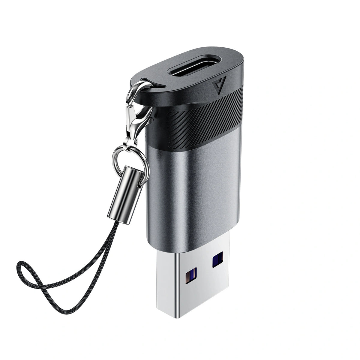 Adapter USB Acefast J8 USB-C - USB-A - szary