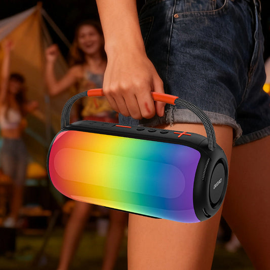 Głośnik bezprzewodowy Dudao Y21 podświetlany RGB Bluetooth 5.3 - czarny