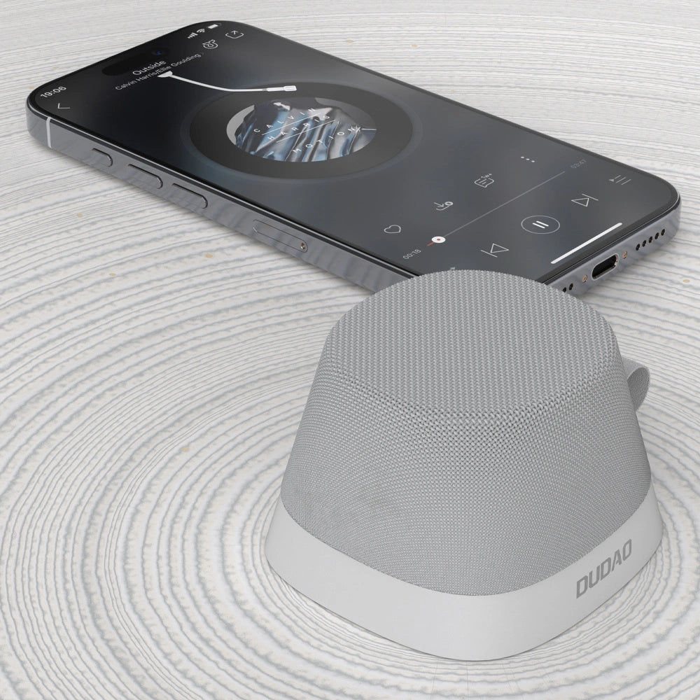 Głośnik bezprzewodowy Dudao Y20 z mocowaniem magnetycznym - srebrny – zdjęcie 6