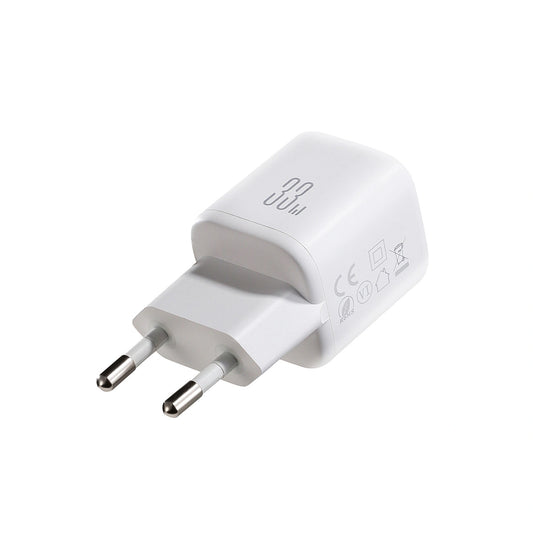 Ładowarka sieciowa Joyroom JR-TG7 33W USB-A + USB-C z do USB-C 1m - biała