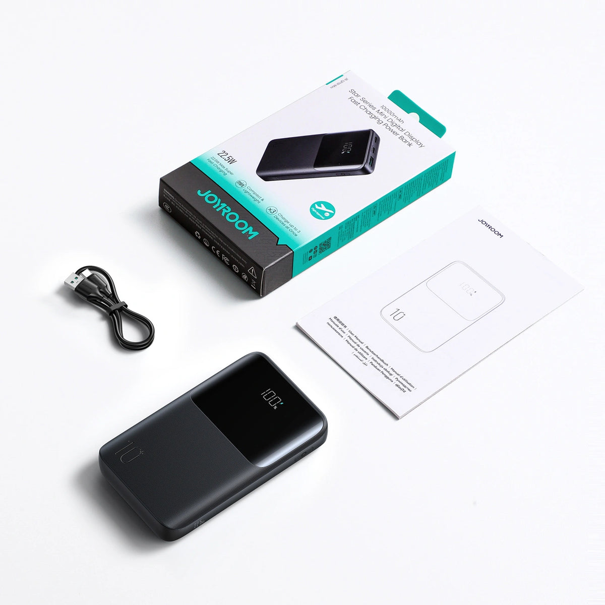 Powerbank Joyroom JR-QP191 Star Series Mini 10000mAh 22,5W z - czarny – zdjęcie 8