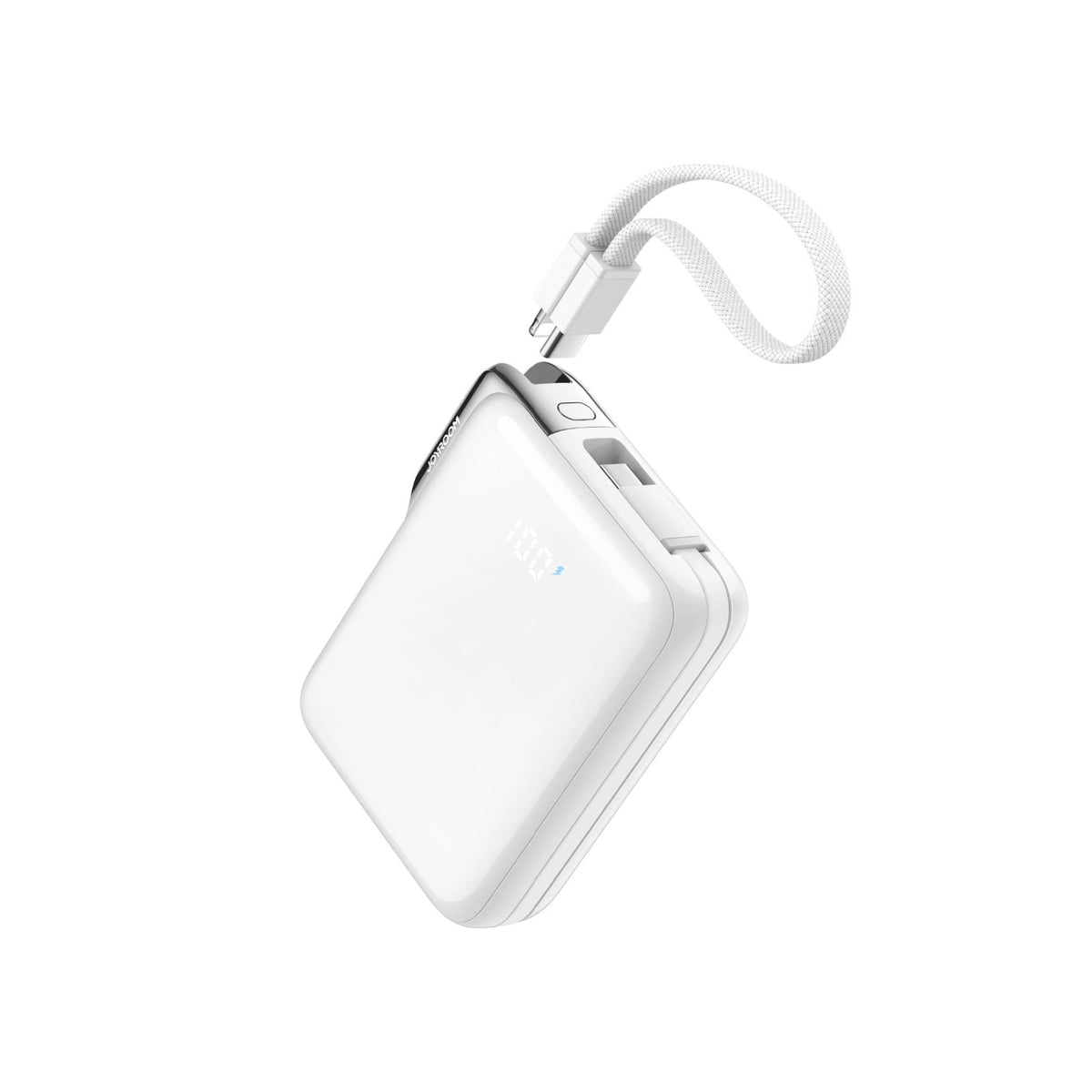 Powerbank Joyroom JR-PBF27 Pro 10000mAh 30W z wbudowanym kablem - biały