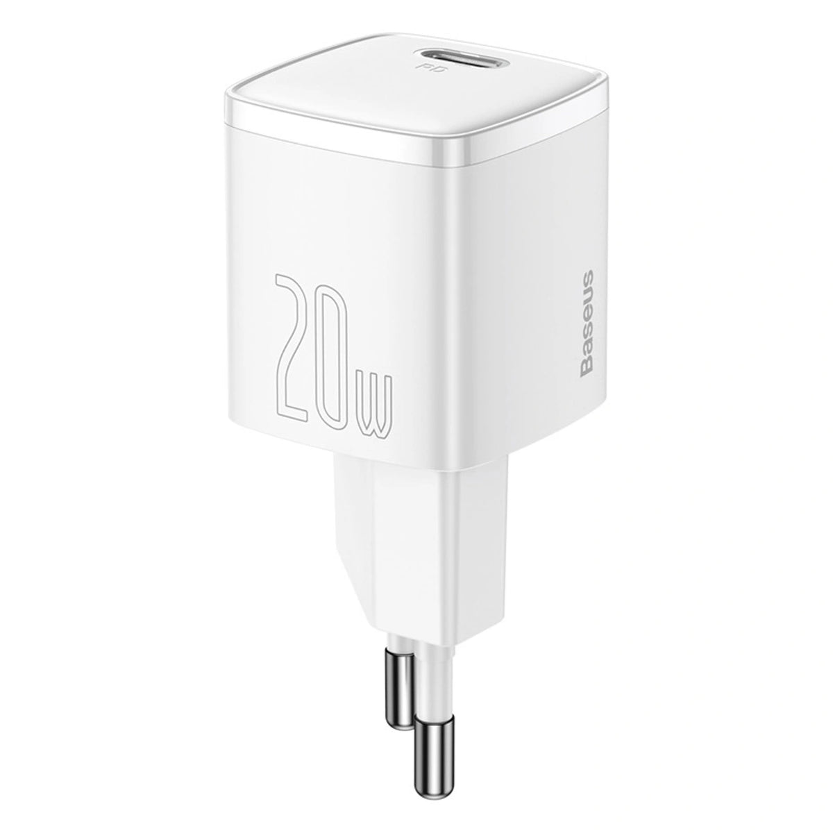 Ładowarka sieciowa Baseus Cube 20W PD USB-C - biała – zdjęcie 4