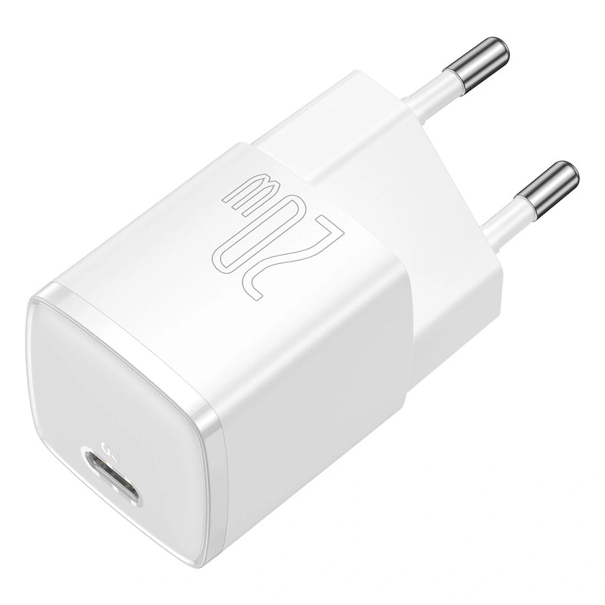 Ładowarka sieciowa Baseus Cube 20W PD USB-C - biała – zdjęcie 6