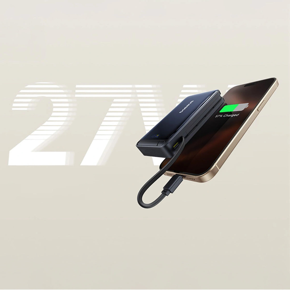 Powerbank Baseus Nomos 10000mAh 30W Qi2 z podstawką kompatybilny - czarny – zdjęcie 13