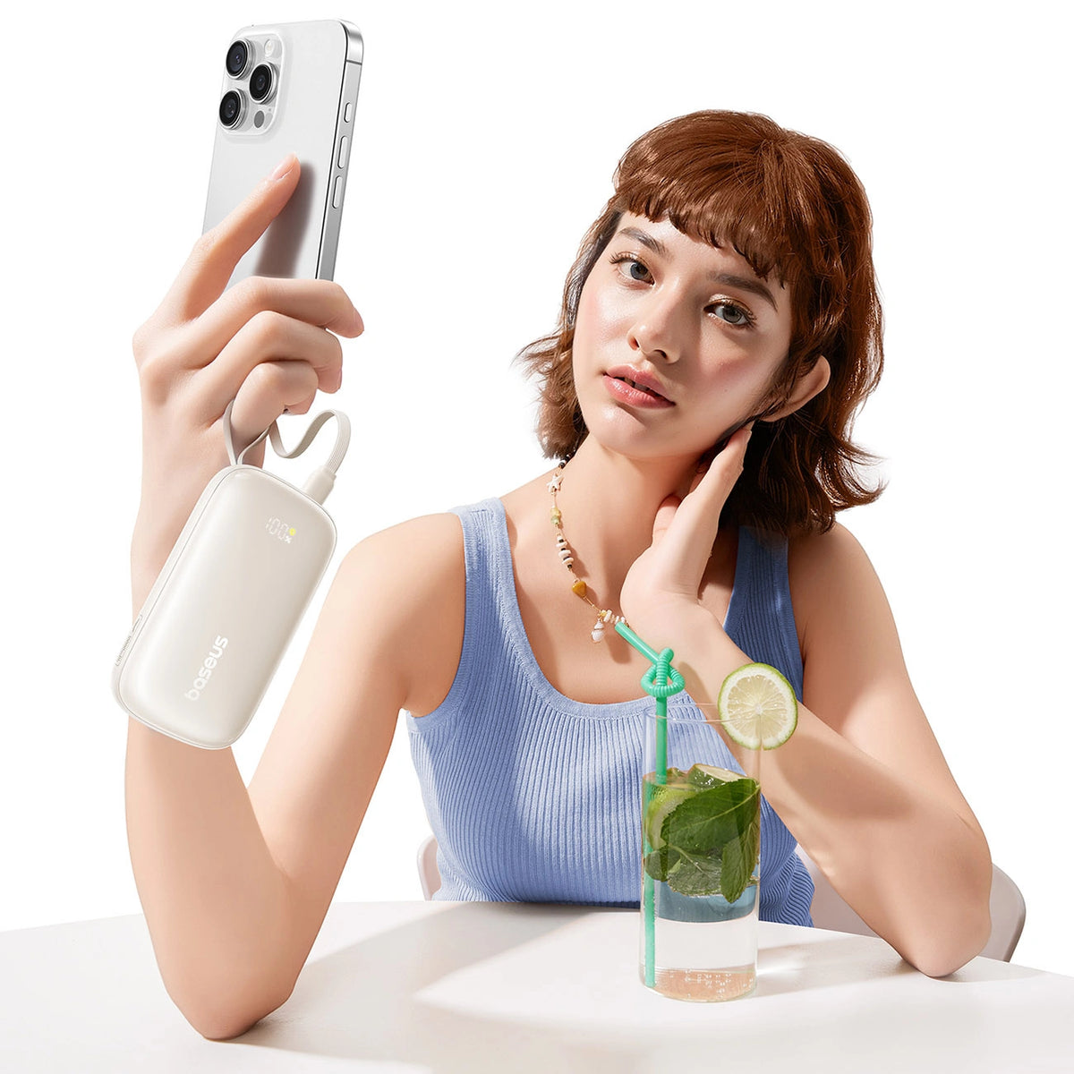 Powerbank Baseus EnerFill FC21 Qpow 3 Ultra 10000mAh 45W z - tytanowy – zdjęcie 9