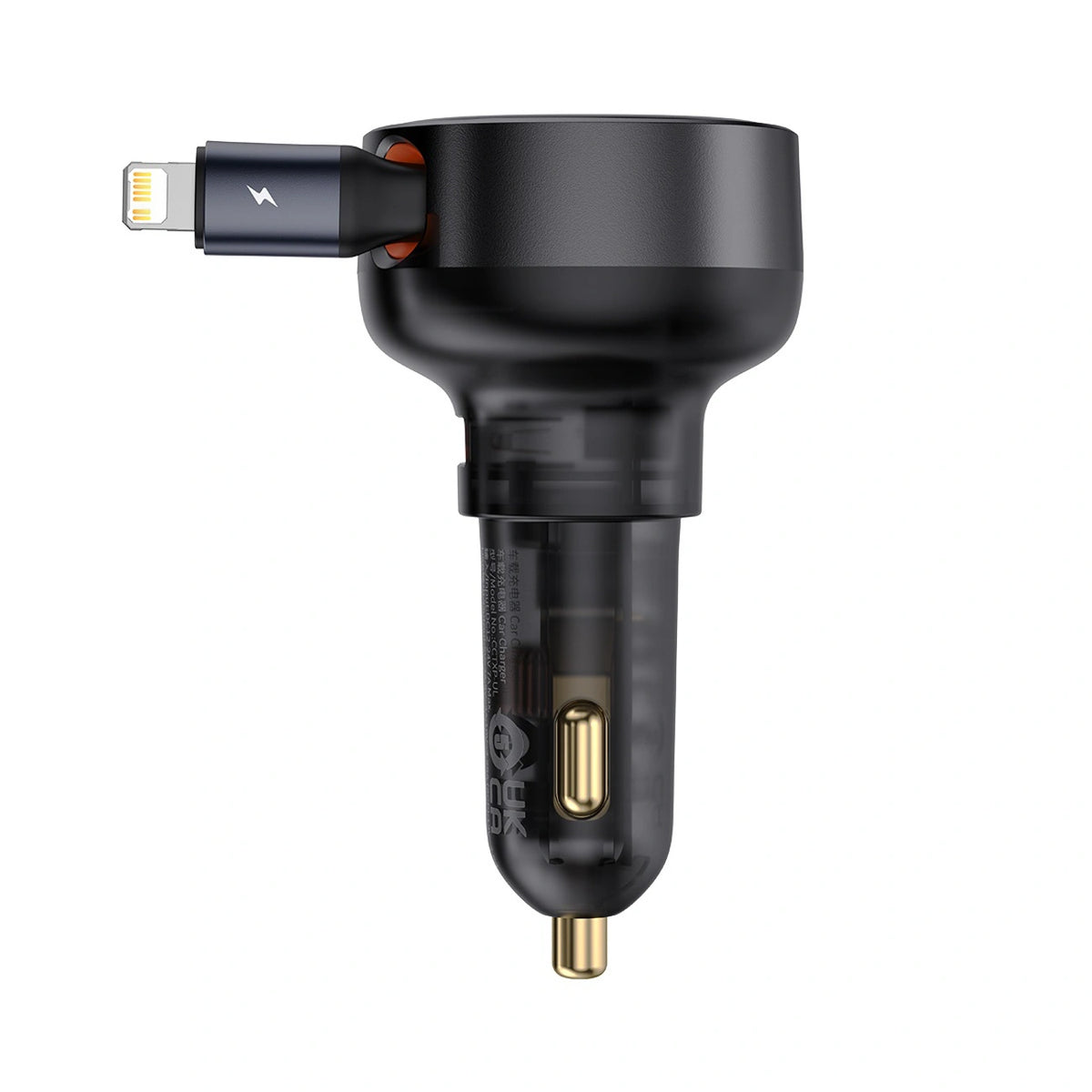 Ładowarka samochodowa Baseus Enjoyment Pro 55W USB-A ze zwijanym - czarna