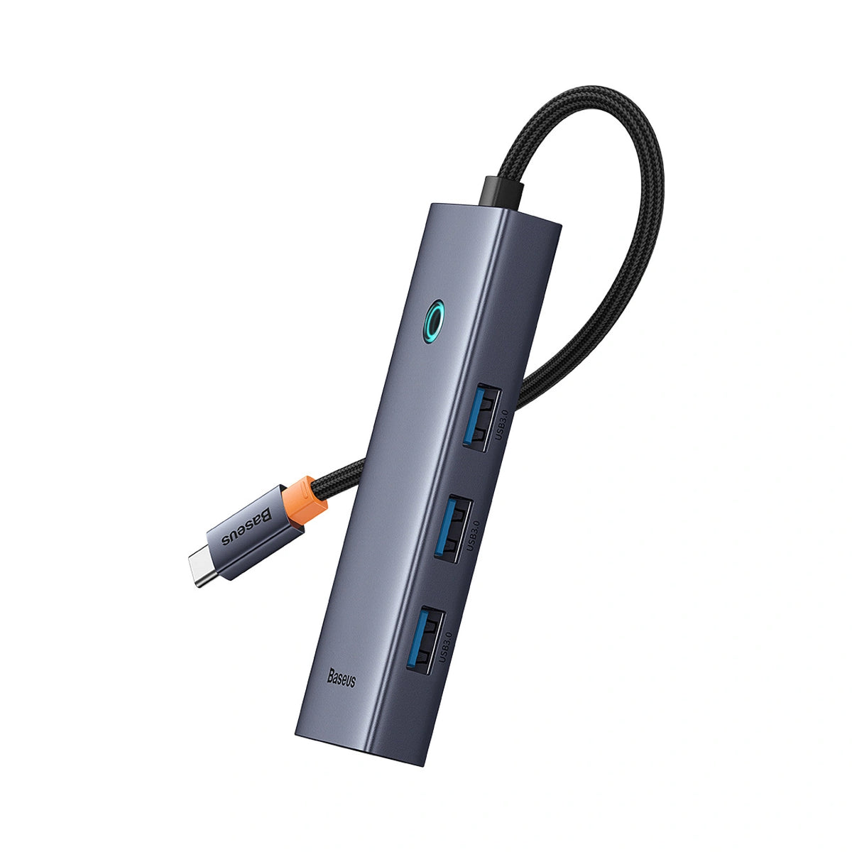Hub Baseus UltraJoy Series 5w1 do 1x HDMI4K@30Hz+ 4 x USB-A 3.0 - szary – zdjęcie 4