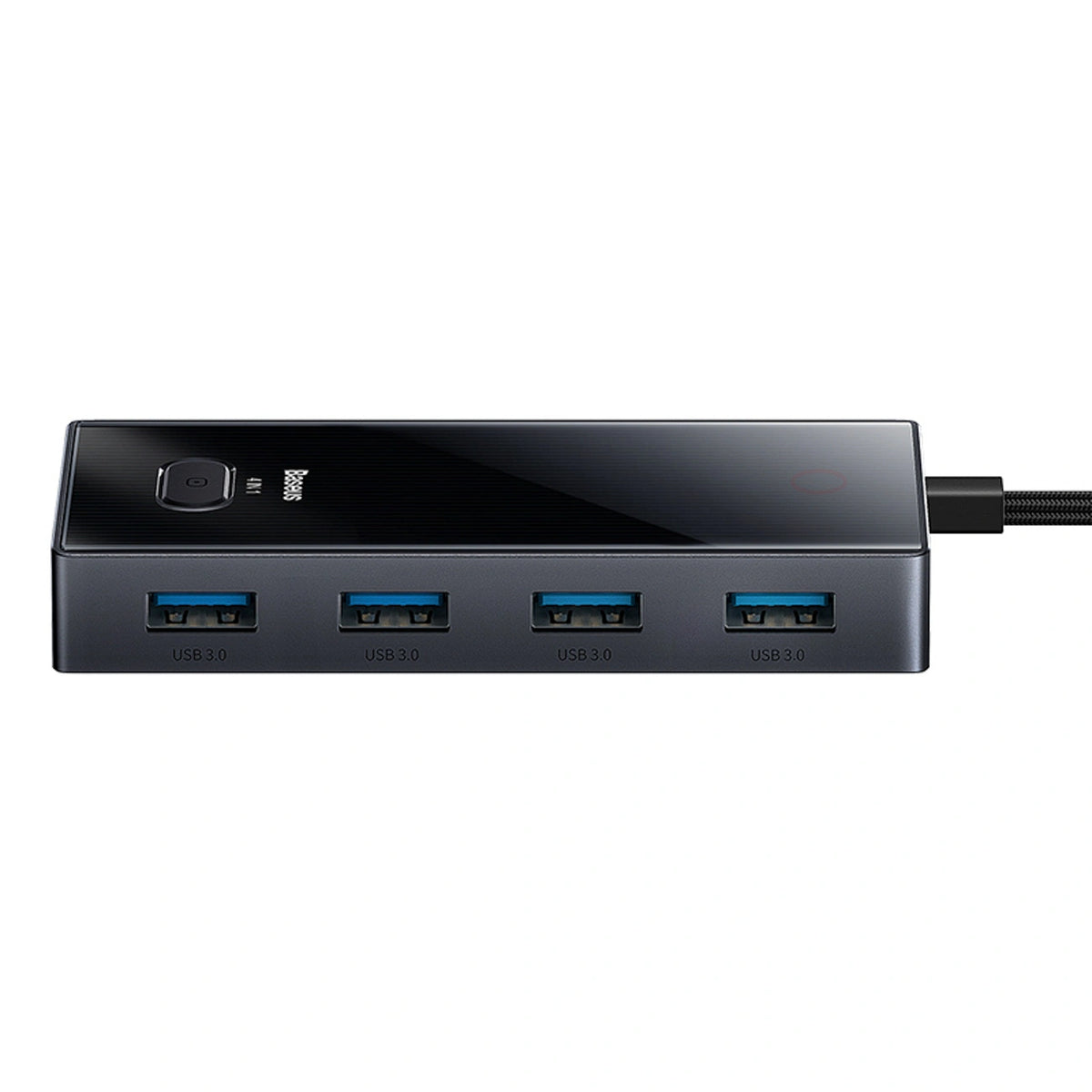 Hub USB-C Baseus PioneerJoy 4xUSB-A 3.0 - szary – zdjęcie 3