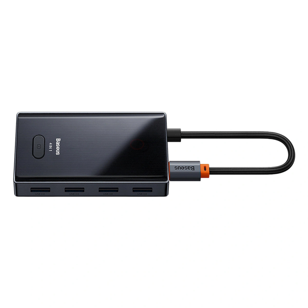 Hub USB-C Baseus PioneerJoy 4xUSB-A 3.0 - szary – zdjęcie 8