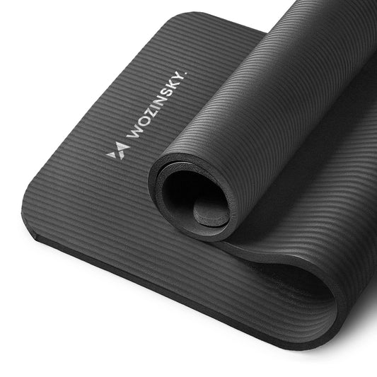 Mata do ćwiczeń Wozinsky WNSP-15C 183 x 61 x do jogi i fitness - czarna