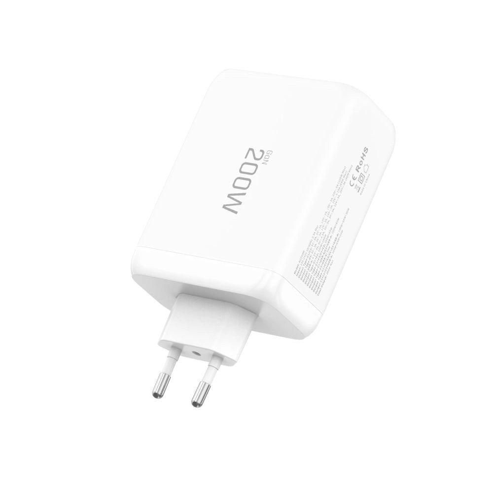 Ładowarka sieciowa Tech-Protect NC200W-GaN 4-Porty 200W - biała – zdjęcie 4