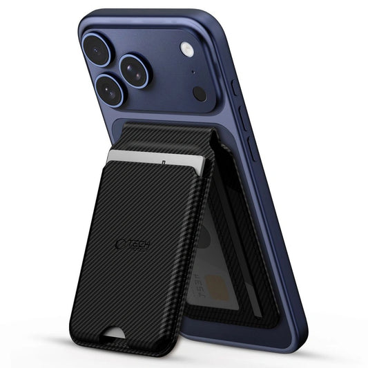 Magnetyczny portfel Tech-Protect MagWallet Stand na telefon - czarny