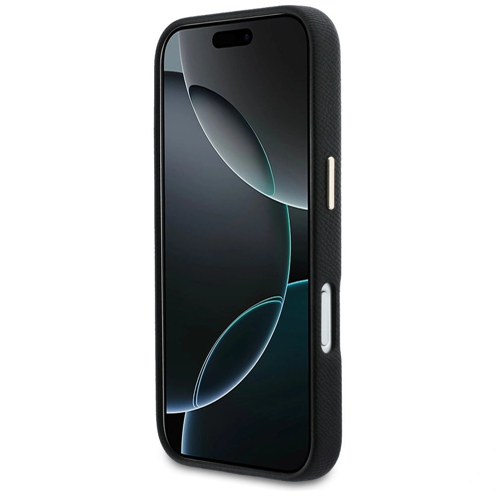 Etui Guess FW Resin Logo na iPhone 17 Pro - czarne – zdjęcie 5