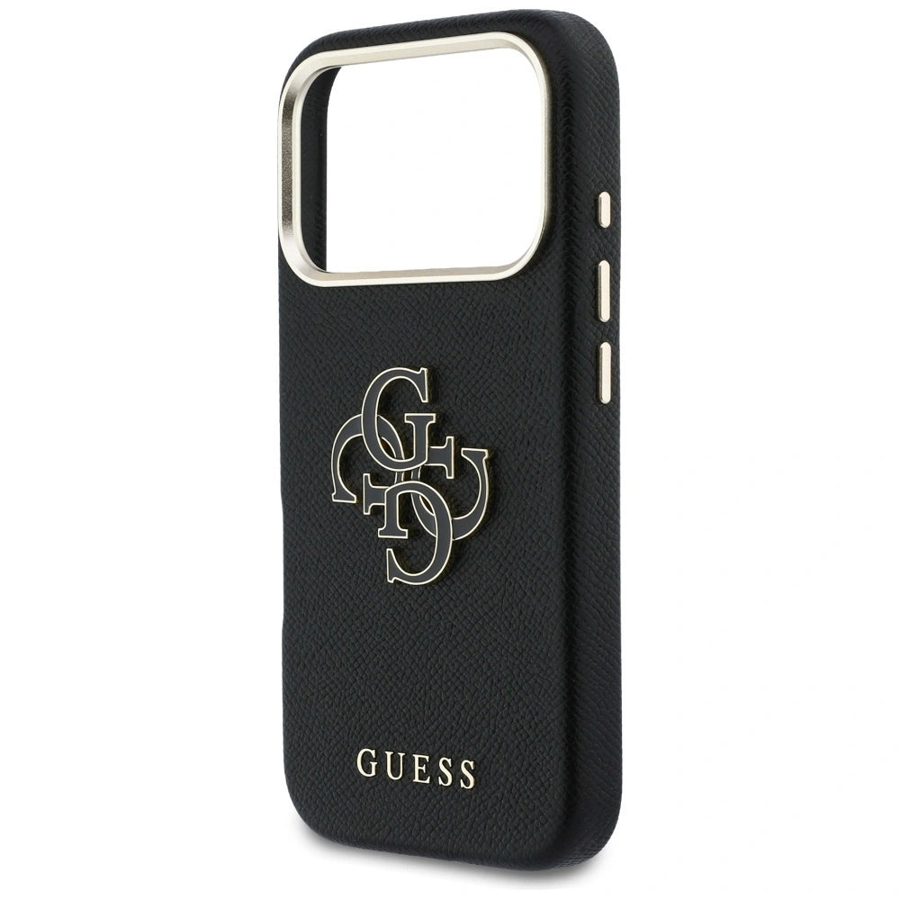 Etui Guess FW Resin Logo na iPhone 17 Pro - czarne – zdjęcie 6