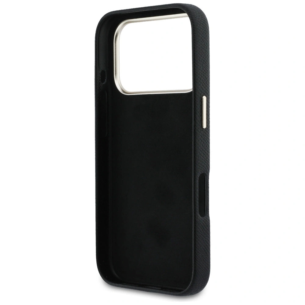 Etui Guess FW Resin Logo na iPhone 17 Pro - czarne – zdjęcie 7