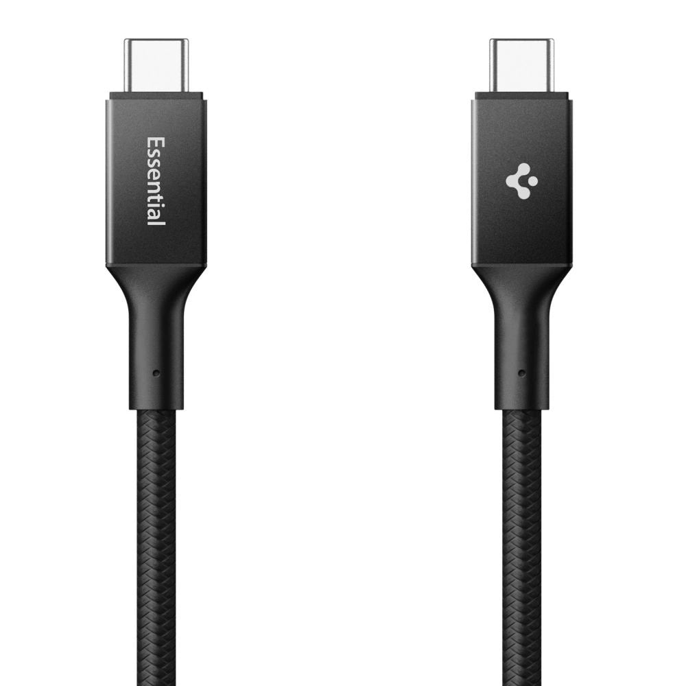 Kabel Spigen Essential EB24015CC USB-C / USB-C 240W 150cm - czarny – zdjęcie 2
