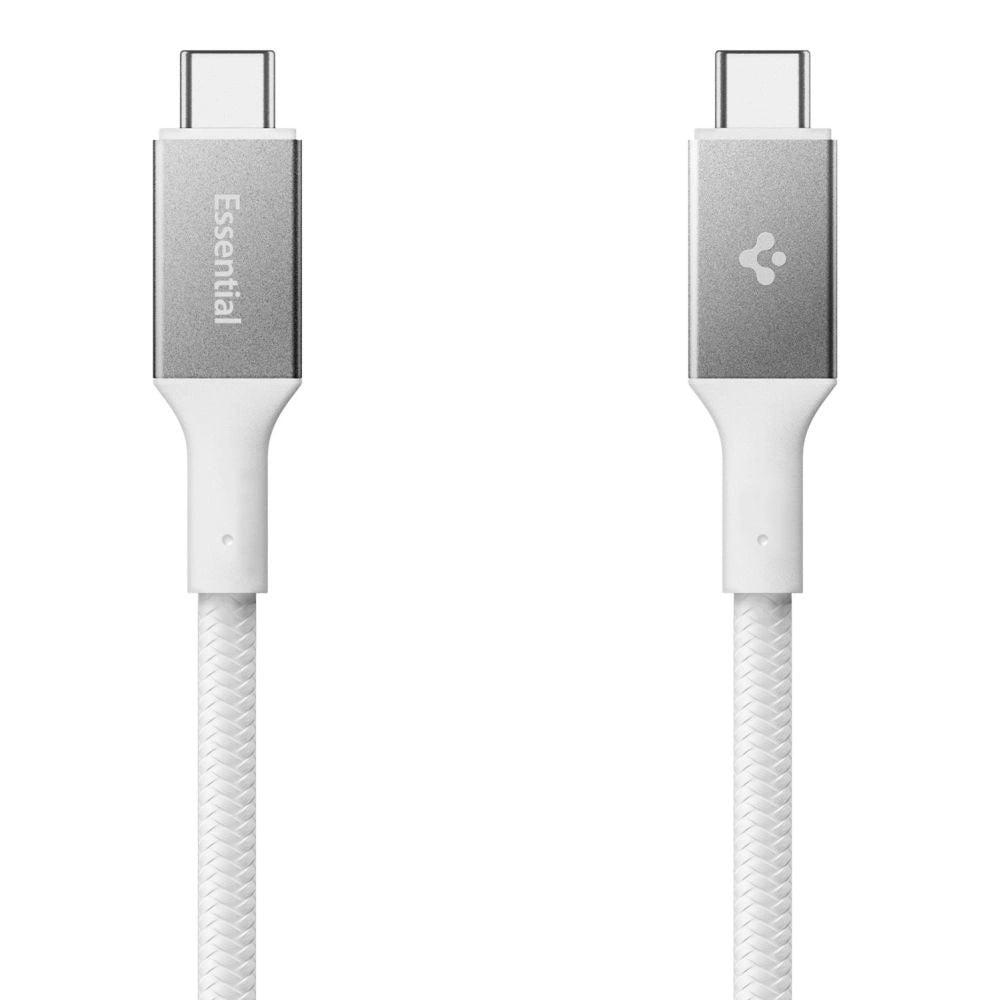 Kabel Spigen Essential EB24015CC USB-C / USB-C 240W 150cm - biały – zdjęcie 2
